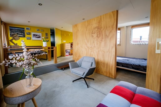 Our newly redone interior quirky Dutch design interior