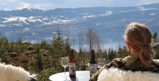 Vista desde la terraza.