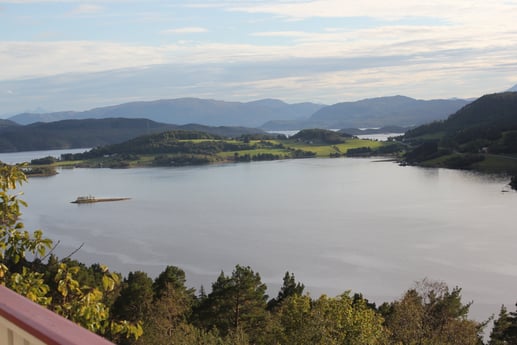 Vue depuis la terrasse