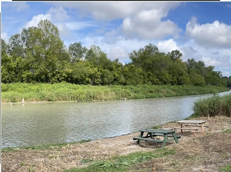 Texas' most loved Guadalupe River between Seguin and Gonzales. Solitude and good fishing from bank, kayaks or bring your trolling motor Jonboat.
Cold ACs & lots of fans for resting